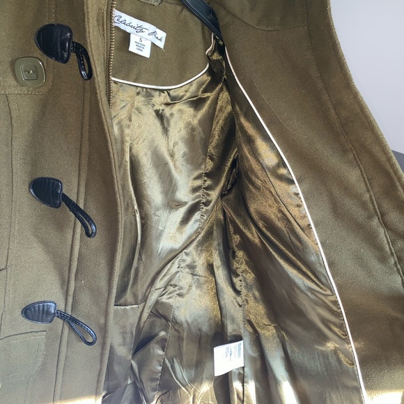 Olive Green Toggle Coat